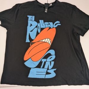 Rolling Stones By H&M Abstract Lips Graphic Design XXL